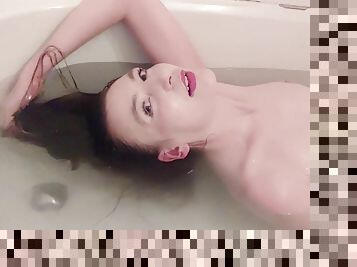 Slow Motion Long Hair In Water Fetish Video