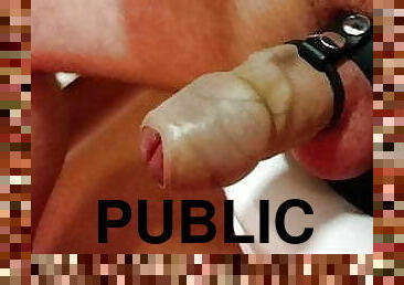 Public Toilet Thick Uncut Cock Cumshot - SlugsOfCumGuy