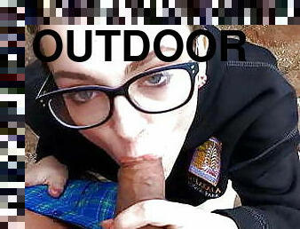 Aften Opal Wants Your Cock Outdoors