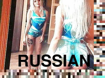 Blonde Russian Cumtribute 3