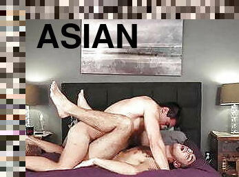 PETERFEVER Jock Ari Nucci Barebacked by Young Asian Hunk