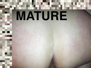 cul, levrette, énorme, mature, milf, belle-femme-ronde, butin, salope, point-de-vue, chienne