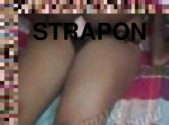 strapon, žmona, mėgėjai, suaugę, milf, namų-vaizdeliai, mama, vyras, kietas