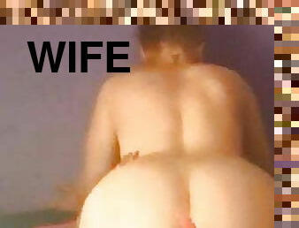Anal Plugged PAWG Wife Rides the BBC