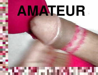 masturbation, amateur, énorme-bite, jouet, gay, branlette