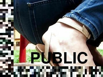 My daily public rewetting jeans