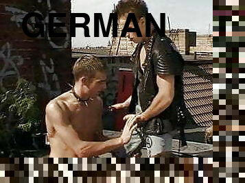 en-plein-air, gay, allemand, ejaculation