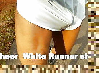 Sheer White Running Shorts PT 2