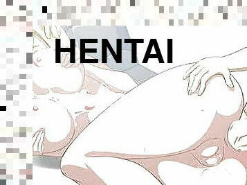 seks-partili-alem, anal, grup-sex, dört-kişilik-grup, pornografik-içerikli-anime