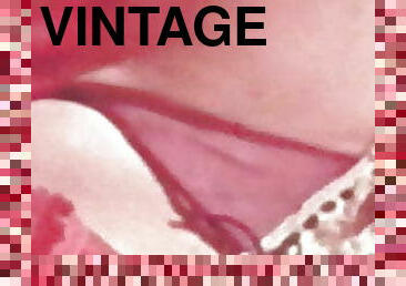 vintage, retro, meias, nylon, provocando