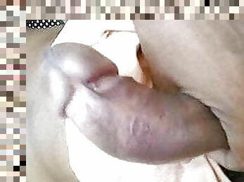 Big black 7 inch cock masturbating young