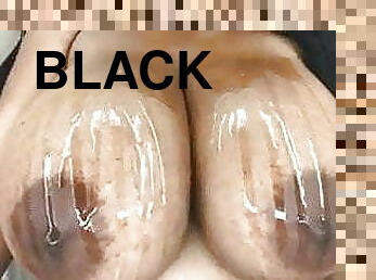 Big black jiggling breasts