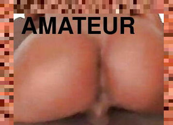 cul, énorme, transsexuelle, amateur, énorme-bite, butin, solo, bite