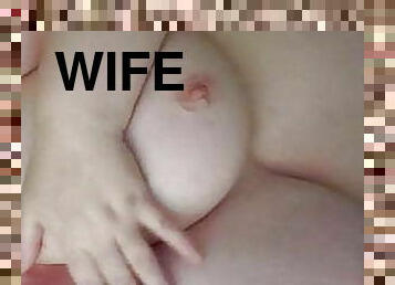 cul, gros-nichons, grosse, énorme, mamelons, chatte-pussy, femme, amateur, milf, maison