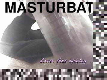 masturbation, énorme-bite, jouet, gay