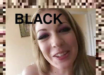 Small Tits Blonde 20 Year Old Woman Sucks Four Black Monster Cock