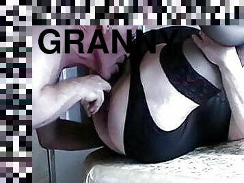 énorme, pisser, chatte-pussy, granny, belle-femme-ronde