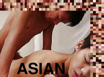 asiatique, amateur, gay, minet