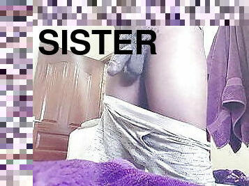 Horny Stepsister Left A Camera In My Bedroom For Spying (7)