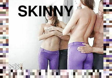 Skinny teen Kaitlyn getting anal