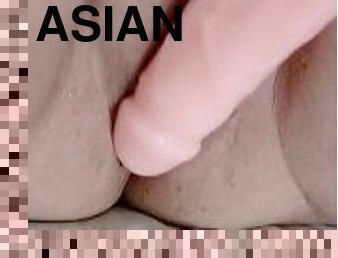 asiático, extremo, gordo, masturbação, cona-pussy, amador, brinquedo, bbw, apertado, dildo