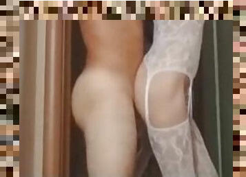 Wife in white stockings