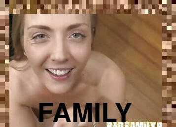 BadFamilyPOV, blowjob, blonde, doggystyle, bigdick, deep