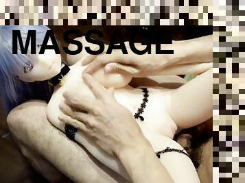 masturbation, amateur, ejaculation-sur-le-corps, jouet, massage, ejaculation, bukkake, solo