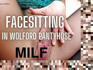 Facesitting in Wolford pantyhose (teaser)