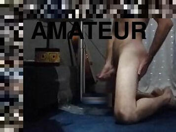 énorme, amateur, ejaculation-sur-le-corps, gay, branlette, sperme, massive, solo