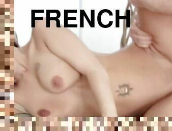 maigre, massage, française, belle, assez, parfait