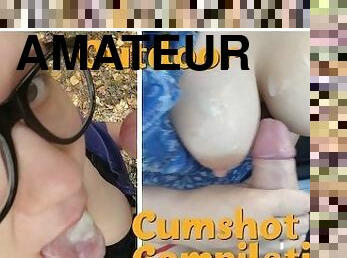 en-plein-air, public, amateur, fellation, ejaculation-sur-le-corps, compilation, ejaculation-interne, sur-le-visage, bout-a-bout