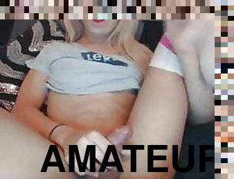 masturbation, transsexuelle, amateur, jeune-18, webcam, solo, petits-seins