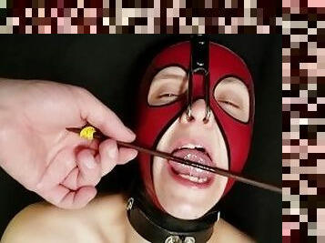 orgasmo, esguincho, amador, bdsm, dedos, facial, ejaculação, pequeno, latex, escravidão