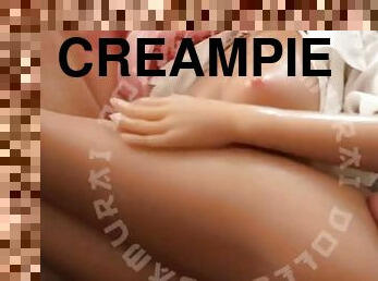 dilettant, beule-schuss, spielzeug, schwer, creampie, schlampe, beule, anime, allein, puppe