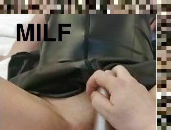 SandrielSugar sexy Milf multiple orgasm with satisfyer and big dildo uncut behind the scenes 13min