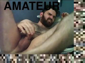 amateur, ejaculation-sur-le-corps, énorme-bite, gay, branlette, ejaculation, webcam, solo, réalité, ours