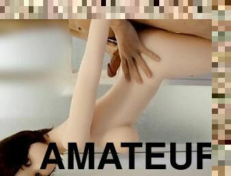 levrette, amateur, ejaculation-sur-le-corps, japonais, ejaculation, bukkake, solo, poupée