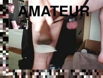 amateur, ejaculation-sur-le-corps, gay, ejaculation, webcam, chevauchement, gode, solo, réalité