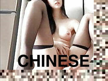 asia, mastubasi, pelajar-perempuan, amatir, mainan, buatan-rumah, stocking-stockings, akademi, webcam, cina