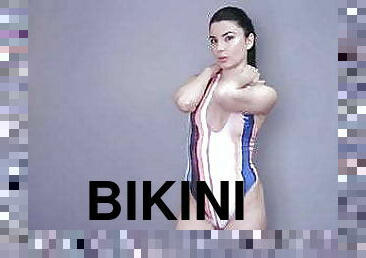 bikini, barna