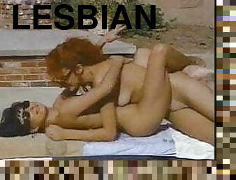 leszbikus, pornósztár, vintage, klasszikus, retro