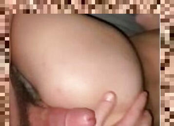 orgasm, amatör, brudar, tonåring, par, pov