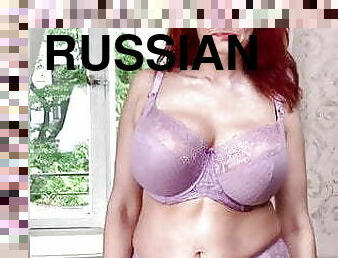 Russian bra model