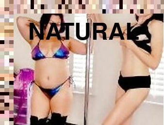 tetas-grandes, desnudándose, zorra, natural, bikini, humillación, blanca, dominación, botas
