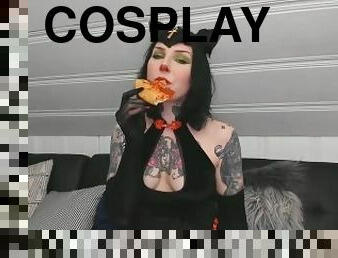 amatør, fetish, solo, pizza, tatovering