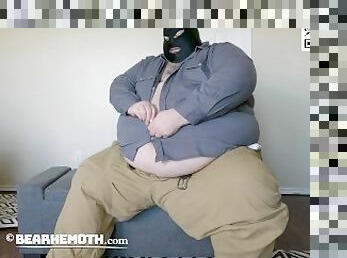 Bearhemoth Daddy Boss Undressing - Huge 6' 4" 702+ lb Superchub