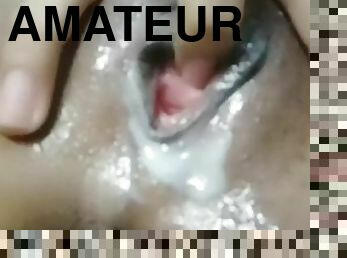 I am so fucking wet because of my cum