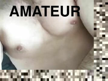 amateur, énorme-bite, point-de-vue, solo, musclé, bite