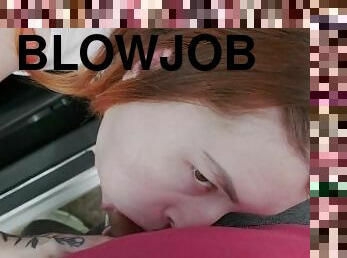 Blowjob In The Car - Outdoor 4K